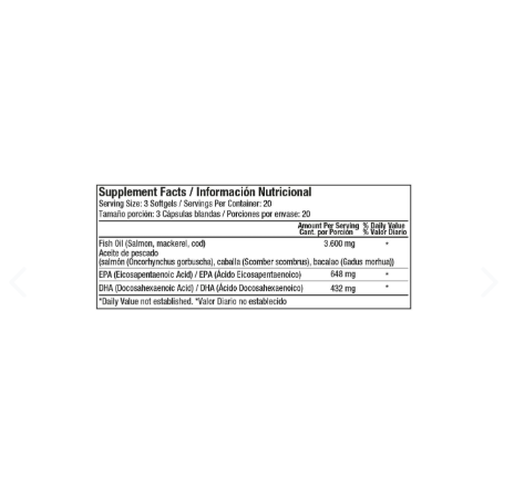 OMEGA 3 - 1200 MG - 60 CÁPSULAS