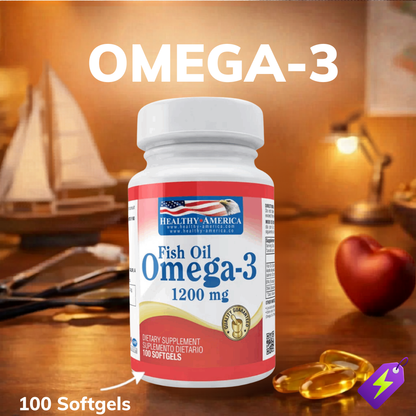 OMEGA 3 - 1200 MG - 100 CÁPSULAS