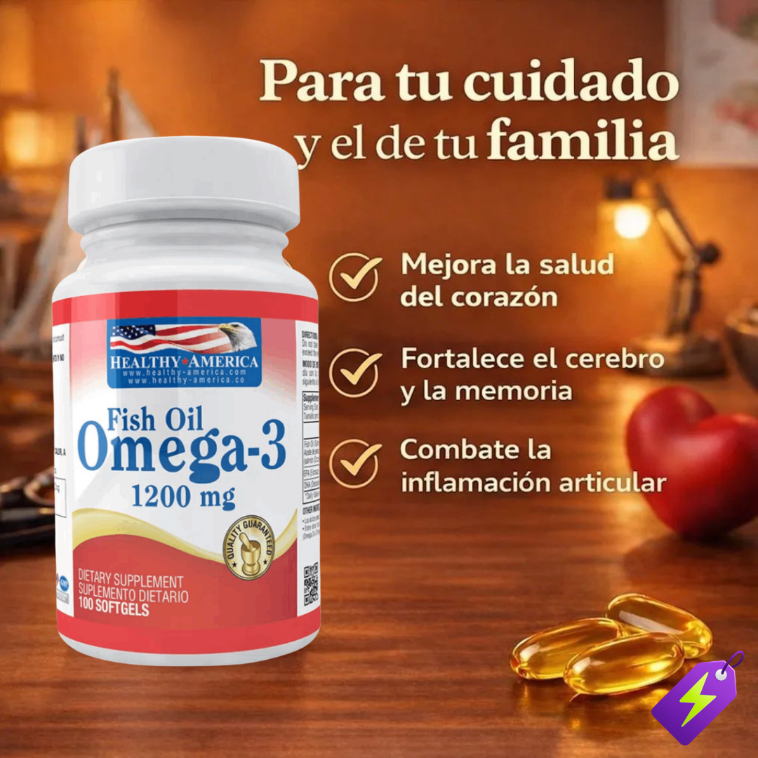 OMEGA 3 - 1200 MG - 100 CÁPSULAS