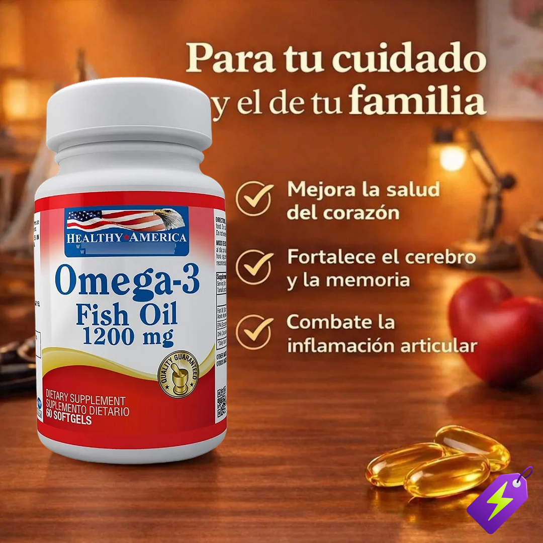 OMEGA 3 - 1200 MG - 60 CÁPSULAS