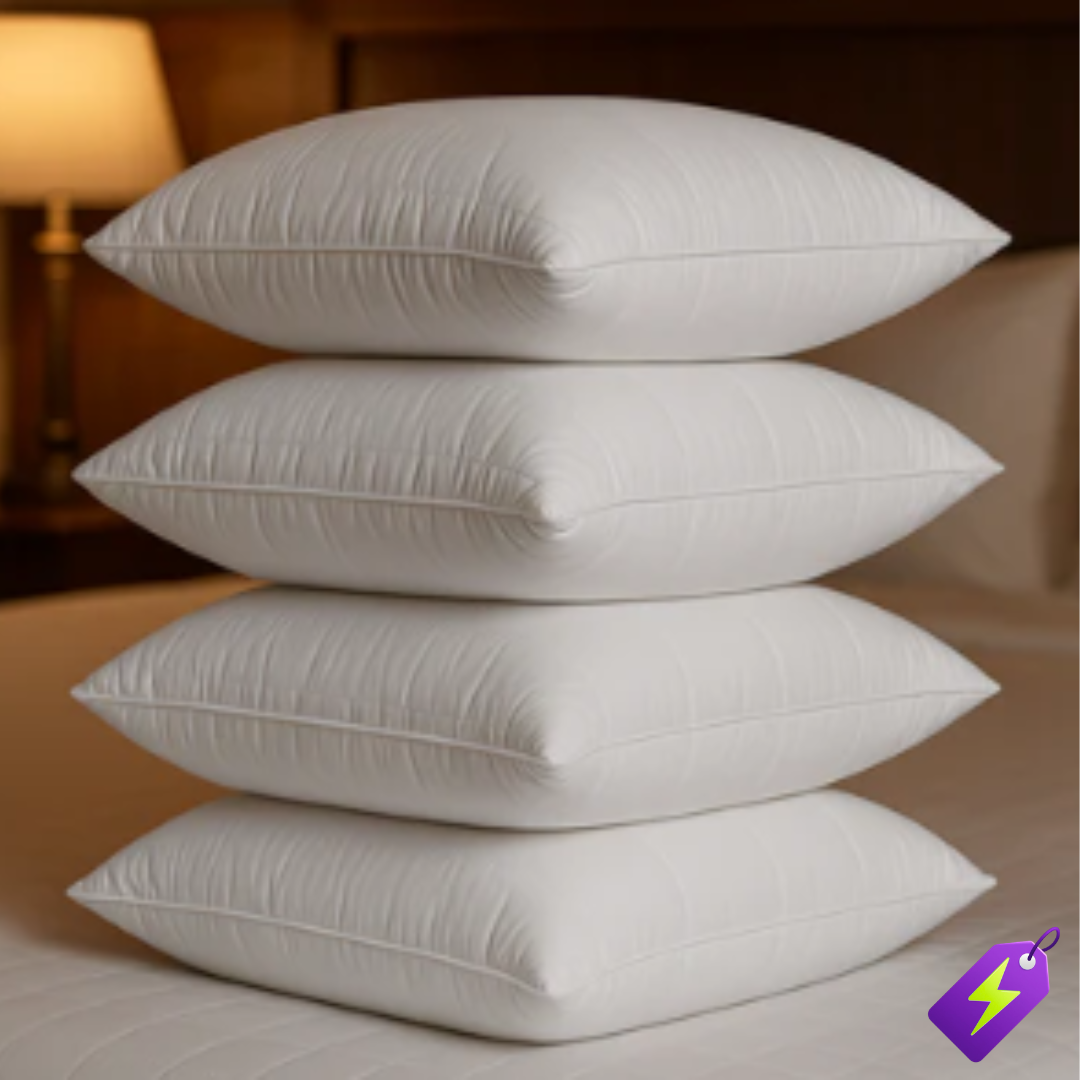 SET 4 ALMOHADAS ACOLCHADAS POLYTEX 50x70