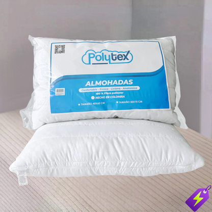 SET 4 ALMOHADAS ACOLCHADAS POLYTEX 50x70