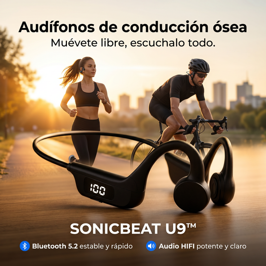 SONICBEAT U9™ - AUDIFONOS CONDUCCION OSEA