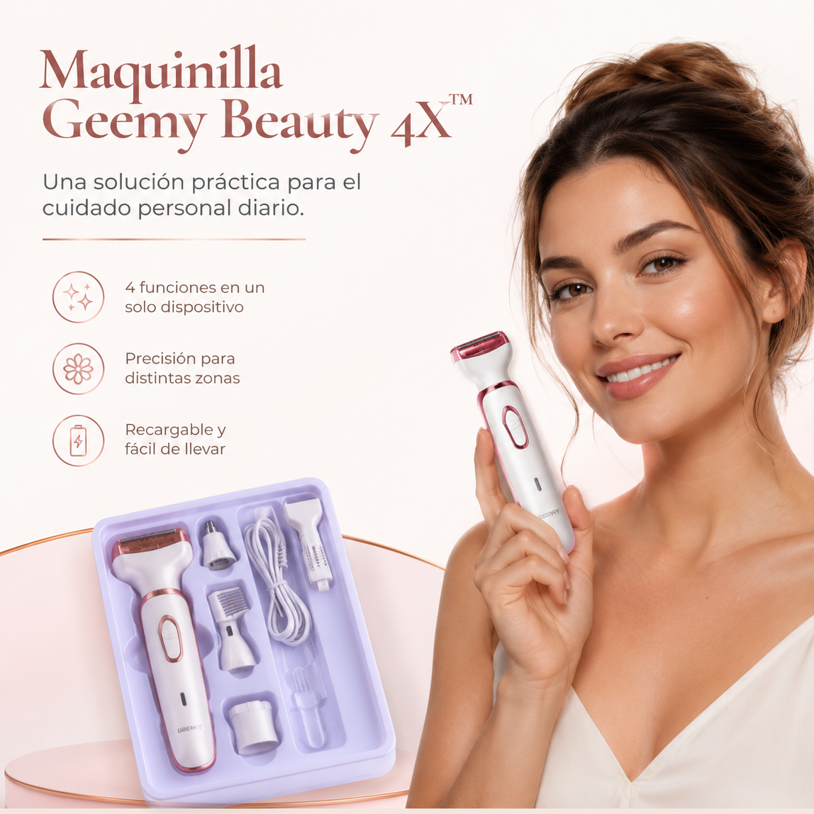 MAQUINILLA GEEMY BEAUTY 4X™