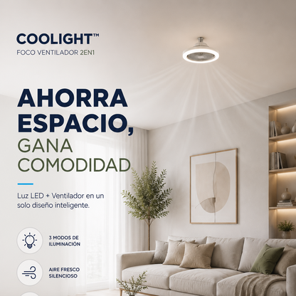 COOLIGHT™ - FOCO VENTILADOR 2EN1