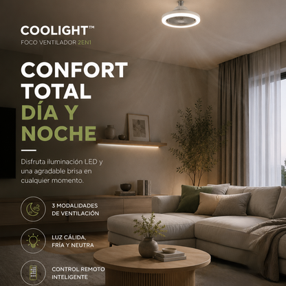 COOLIGHT™ - FOCO VENTILADOR 2EN1