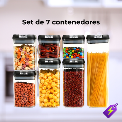 FRESHLOCK 7™ - SET DE CONTENEDORES HERMÉTICOS