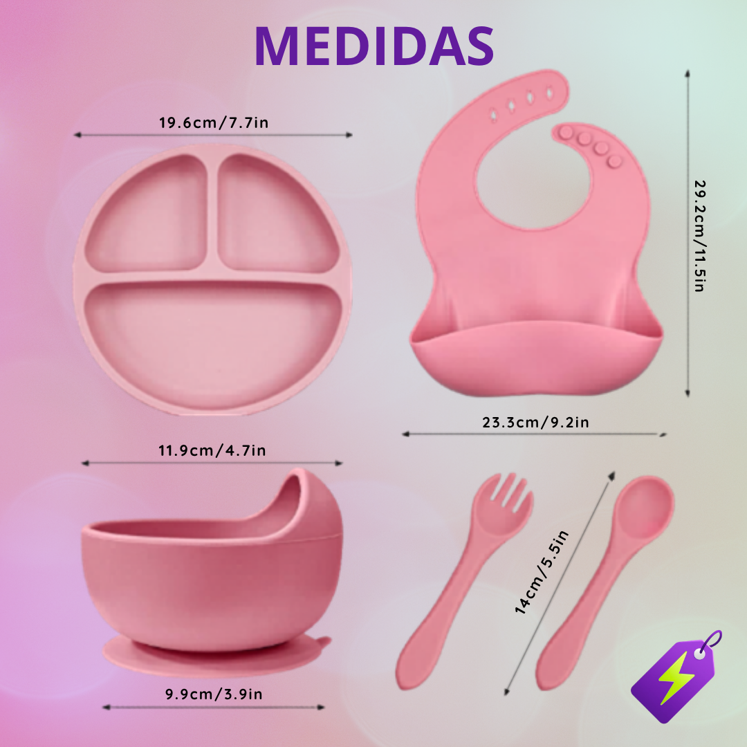 BABY FOODIE - SET DE ALIMENTACIÓN PARA BEBÉ