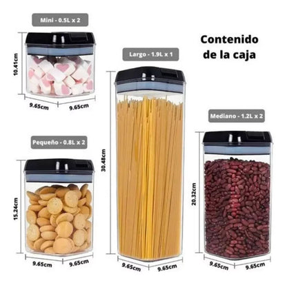 FRESHLOCK 7™ - SET DE CONTENEDORES HERMÉTICOS